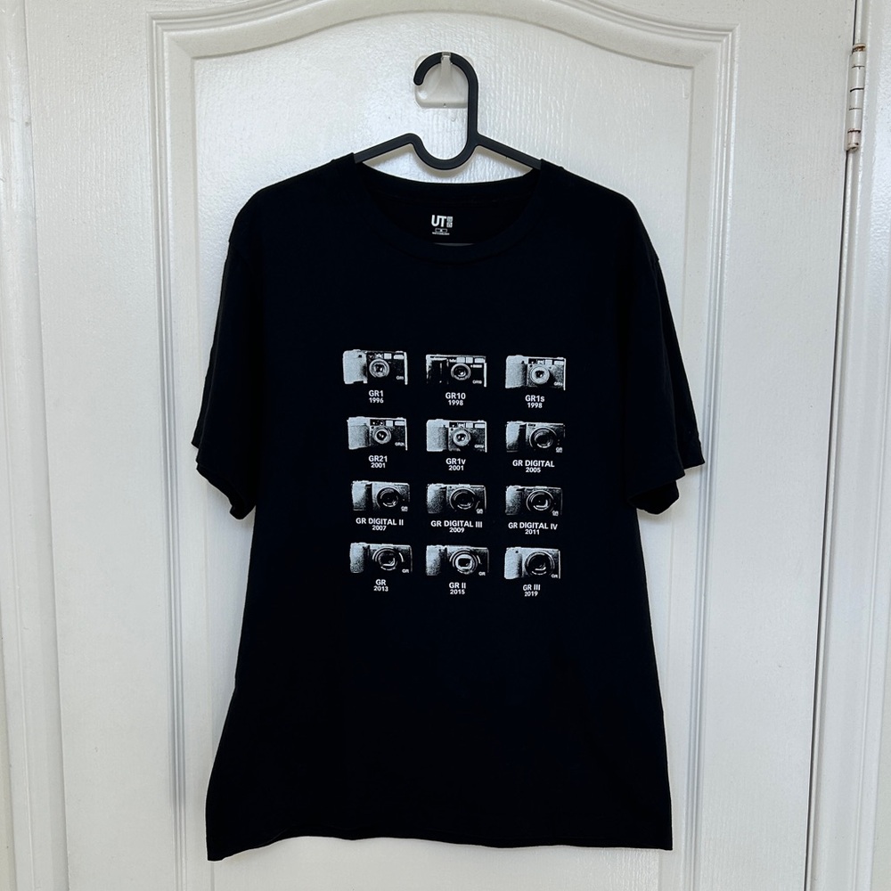 UT Uniqlo Ricoh GR Series T-Shirt | Black | Size M